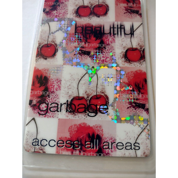 Beautiful Garbage Tour Backstage Pass Laser Laminated Reflect Shirley Manson - Picture 2 of 3